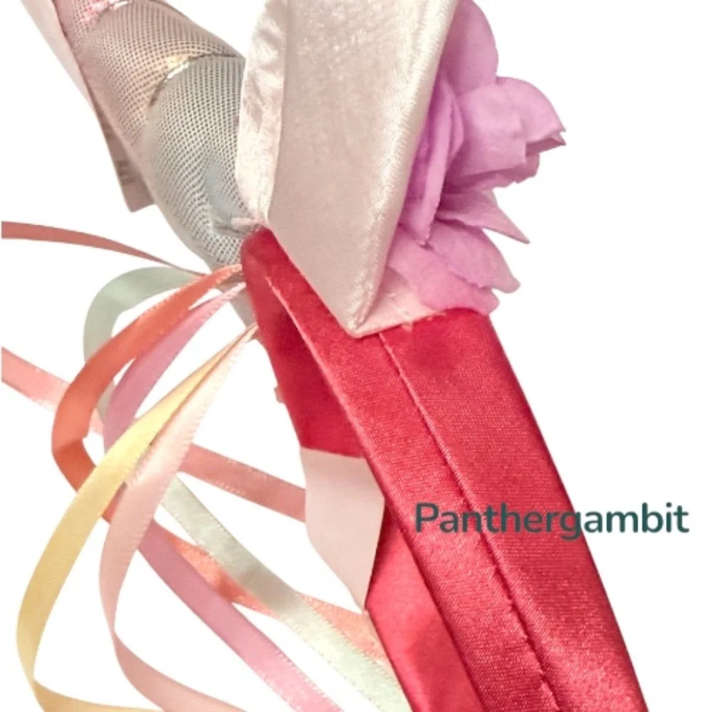 NEW Enchanted Unicorn Headband With Flowers And Ribbons